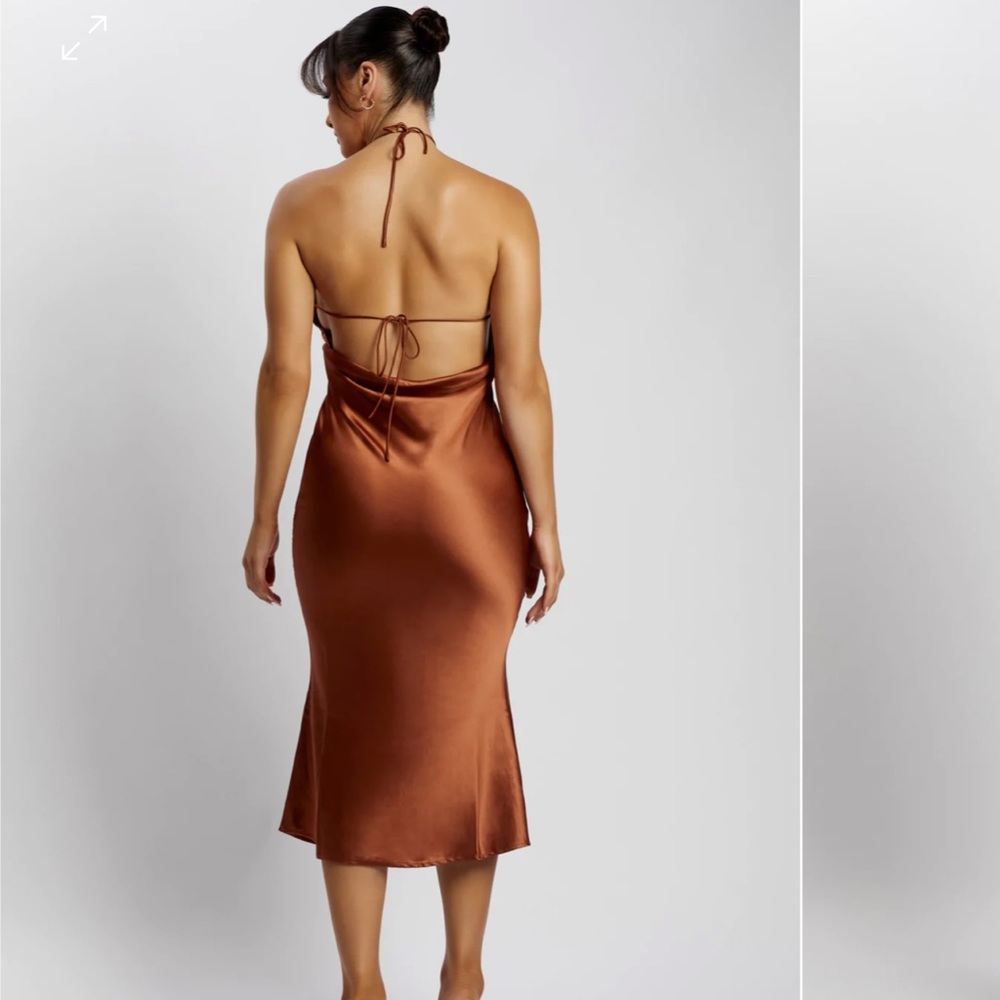 MESHKI satin dress